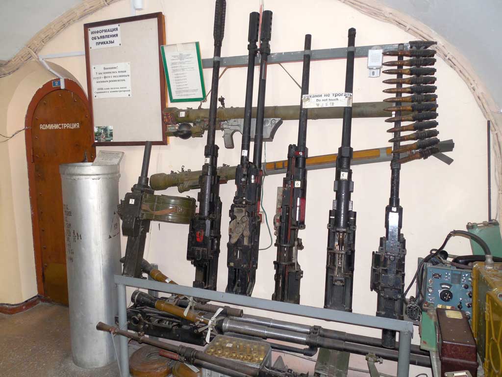 Стрелковое оружие в музеи крепость Владивосток